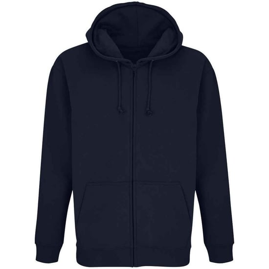 SOLS Unisex Carter Full Zip Hoodie voor volwassenen (Franse marine) - Image 1