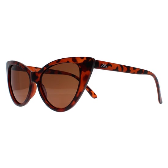 Montana Cat Eye Womens Matte Tortoise Brown Polarized MP71