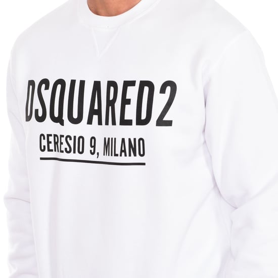 Heren sweatshirt met lange mouwen en ronde hals S71GU0448-S25042 - Image 2