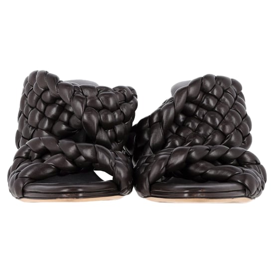Bottega Veneta Intrecciato Slide Sandalen in Bruin Leer - Image 2