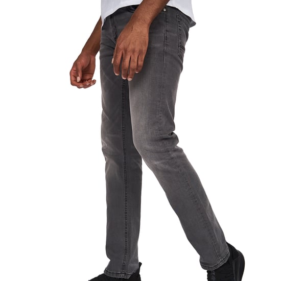 Crosshatch Heren Svelte Stretch Jeans (Grijs wasgoed) - Image 3