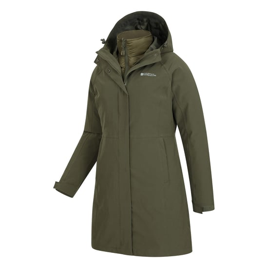 Mountain Warehouse Dames/Dames Alaska Lange 3 in 1 Jas (Kaki Groen) - Image 5