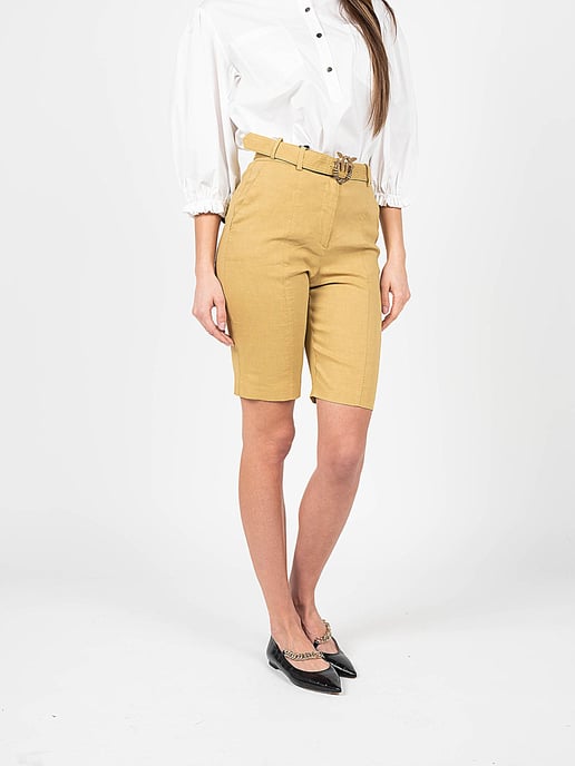 Pinko shorts Bellona Vrouw beige - Image 3