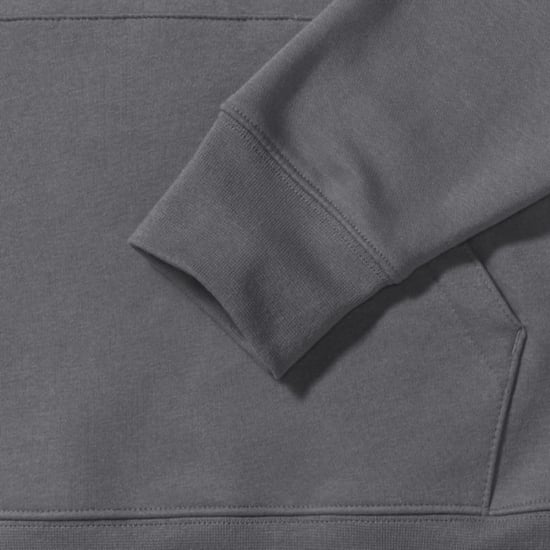 Russell Heren Authentieke Hooded Sweatshirt / Hoodie (Konvooi Grijs) - Image 5