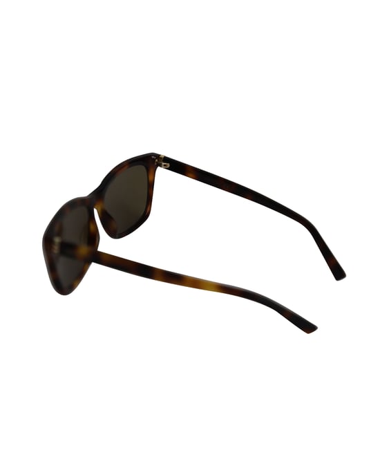 Gucci GG0449S Heren Rechthoekige Schildpad Montuur Zonnebril in Bruin Acetaat - Image 3
