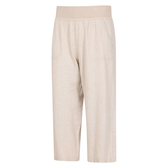 Mountain Warehouse Dames/Dames Skye Linnen Mix Capri (Beige) - Image 3