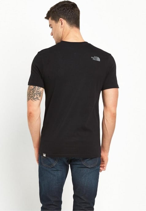 The North Face Heren T Shirt SS Easy Tee Zwart - Image 2