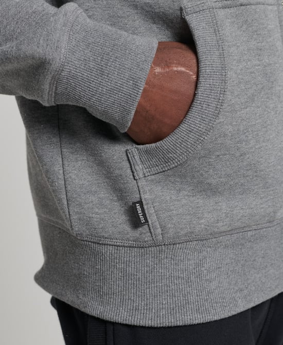 Superdry Organic Cotton Vintage Logo Embroidered Zip Hoodie