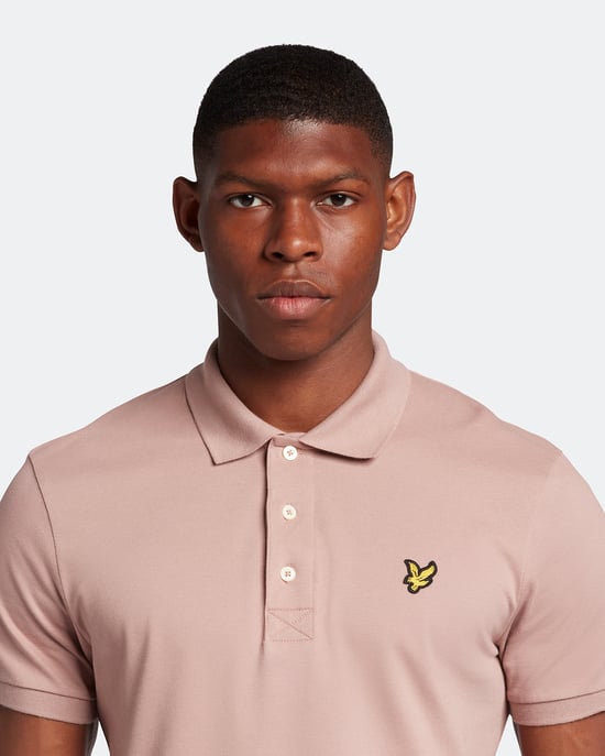 Lyle & Scott Gewoon poloshirt in Roze - Image 4