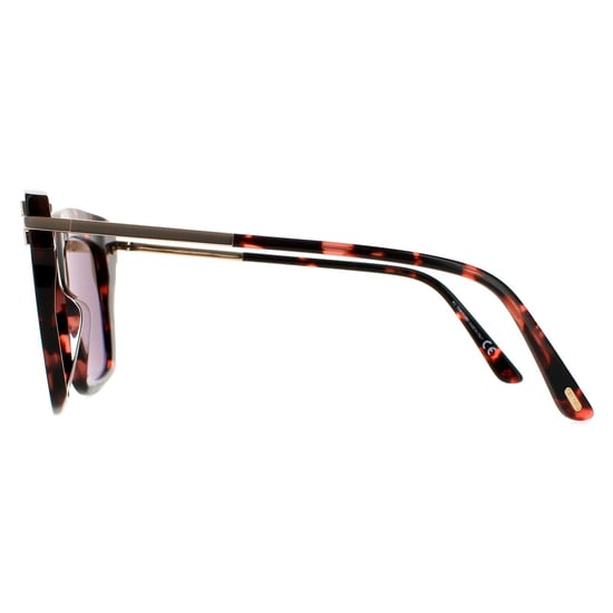 Tom Ford zonnebril Dasha FT0822 56E Pink Havana Brown - Image 3