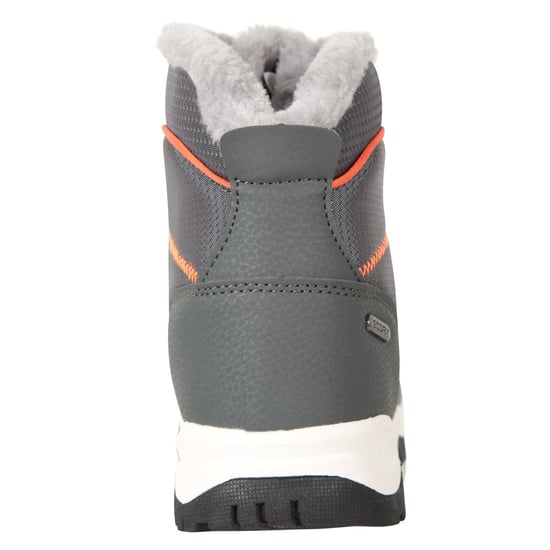 Mountain Warehouse Comet Waterdichte Sneeuwlaarzen voor Kinderen/Kinderen (Grijs/Oranje) - Image 2