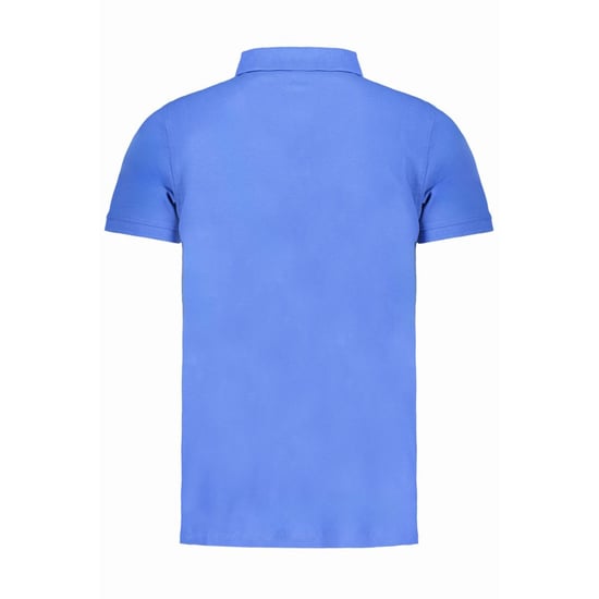Noorwegen 1963 Blauw Katoenen Polo Heren Shirt - Image 2