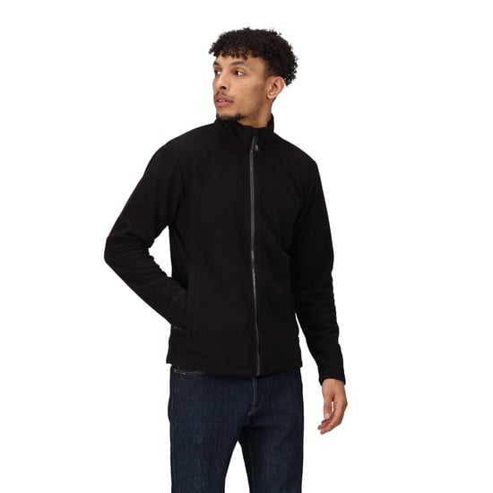 Regatta Mens Honestly Made Fleece Jacket (Black)