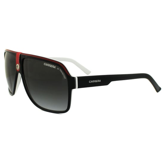 Carrera Zonnebril Carrera 33 8V4 PT Zwart & Wit Zwart Verloop - Image 2