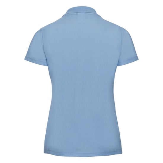 Russell Dames/Dames Klassiek Polycotton Poloshirt (Sky) - Image 2