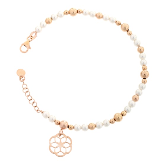 Orphelia 'Zahara' Dames 925 Sterling Zilveren Armband - Roze ZA-7182 - Image 1