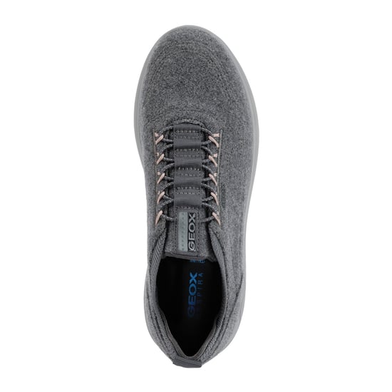 Geox D Spherica A Wollen Blend Dames Antraciet Sneakers - Image 5