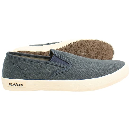 Seavees Baja Standaard Heren Donkergrijze Plimsolls - Image 4