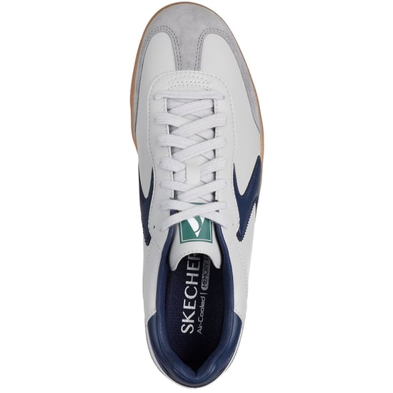 Skechers Hotshot Pyke Synthetic Heren Grijs/Navy Trainers - Image 3
