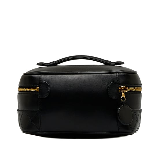 Vintage Chanel CC Vanity Bag Black - Image 3