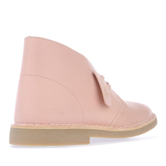 Clarks Originals Desert Boot 2 leren dameslaarzen, roze - Image 3