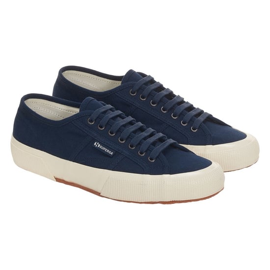 Superga Volwassen unisex 2750 Herringbone Trainers (Navy/Off Wit) - Image 3
