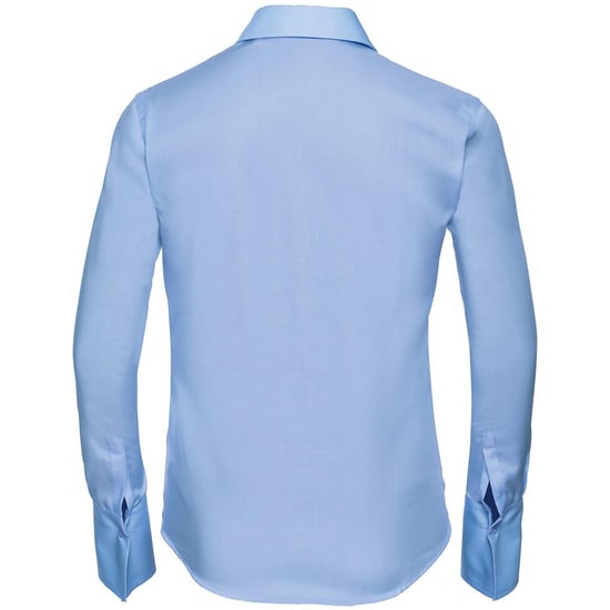 Russell Collectie Dames/Dames Lange Mouw Ultiem Niet-Ijzershirt (Heldere lucht) - Image 2