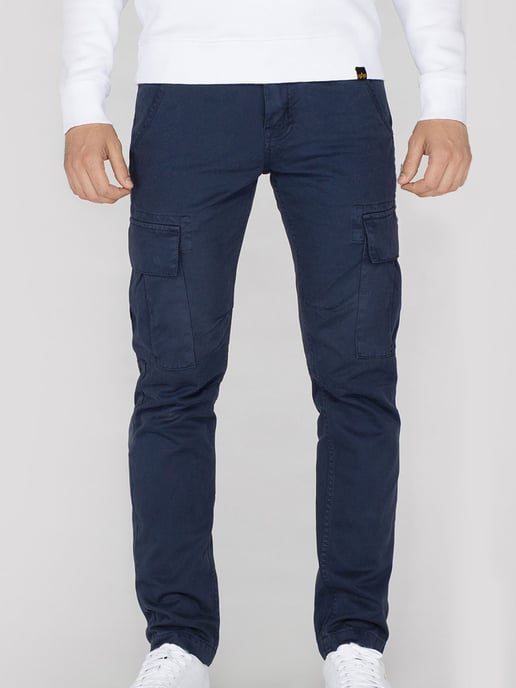 Alpha Industries Heren Agent Slim Cargo Pant in Donkerblauw - Image 1