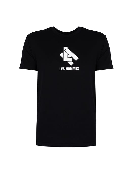 Les Hommes T-Shirt New Logo Men's Black