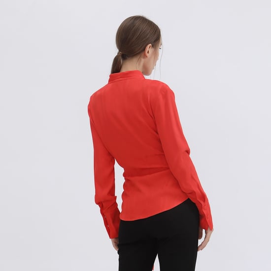 Wrap blouse