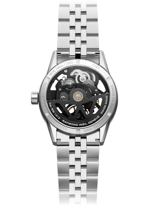 Raymond Weil Freelancer Calibre RW1212 Skeleton Heren Zilveren Horloge 2783-ST-50000 - Image 2
