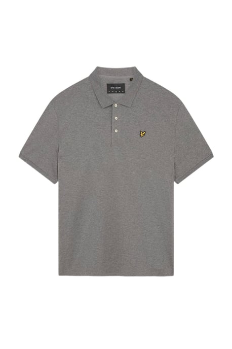 Lyle & Scott Plain Polo Shirt in Grey