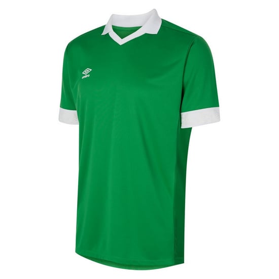 Umbro Tempest-kindertrui met korte mouwen (Smaragd/Wit) - Image 1