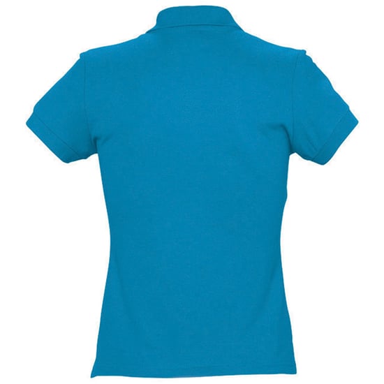 SOLS Dames/dames Passion Pique Poloshirt met korte mouwen (Aqua) - Image 2