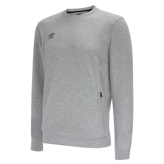 Umbro Heren Pro Stacked Logo Fleece Pullover (Grijze mergel/zwart) - Image 1