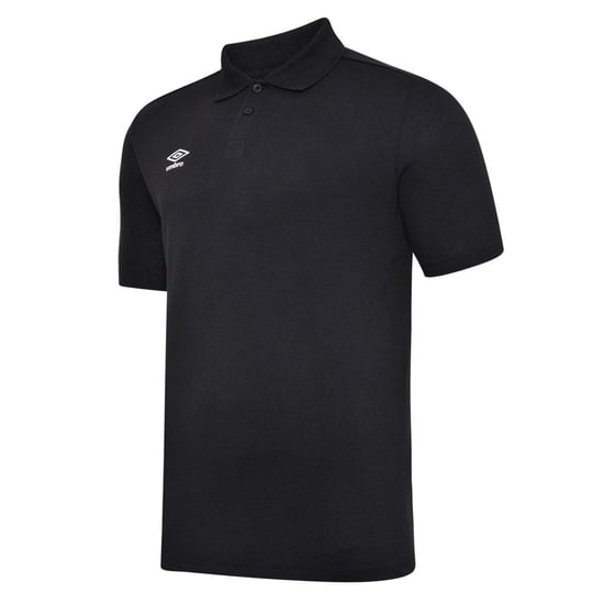 Umbro Heren Essential Poloshirt (Zwart/Wit) - Image 1