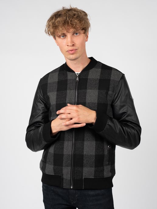 Guess jas Andy Bomber Mannen zwart - Image 3