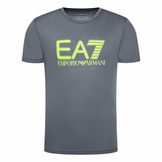 EA7 Emporio Armani Men's Short Sleeve T-Shirt, Grey