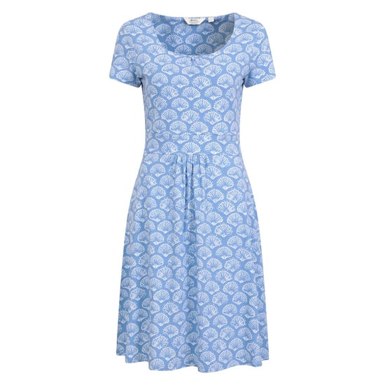 Mountain Warehouse Dames/Dames Orchidee Zeeschelpen UV-bescherming Midi Dress (Lichtblauw) - Image 1
