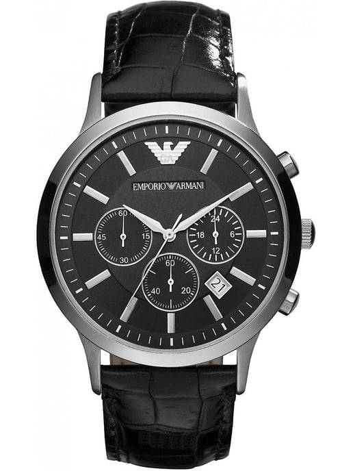 Emporio Armani Renato Heren Horloge Zwart AR2447 - Image 1
