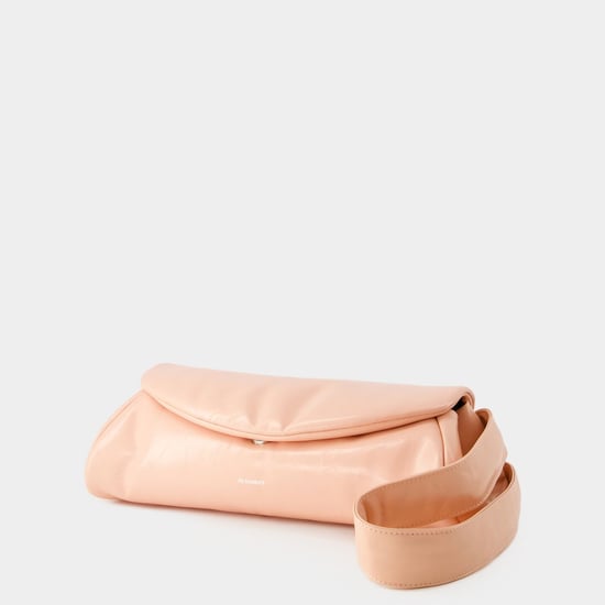 Cannolo Grande Padded Hobo Bag - Jil Sander - Leather - Peach Pearl