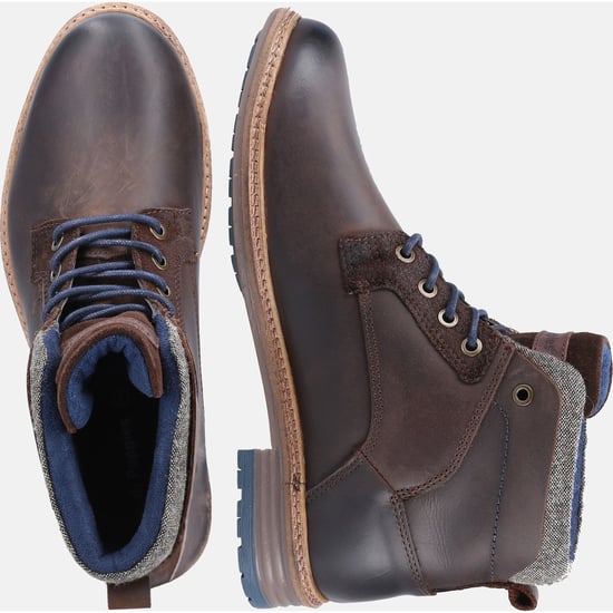 Hush Puppies Joel Leder Heren Bruin Laarzen - Image 6