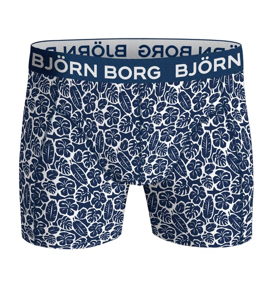 Björn Borg - 3 Paar Herenshorts van Katoen met Comfort Stretch - Blauwe Mix - Image 2