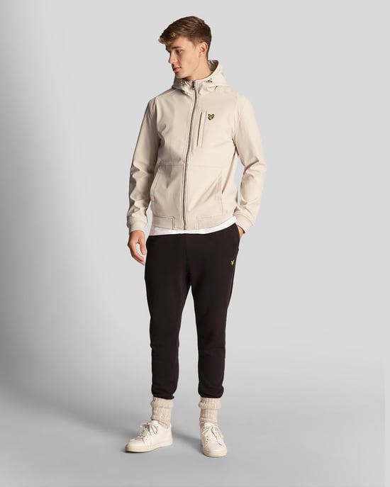 Lyle & Scott Heren Softshell Jack in Grijs - Image 1
