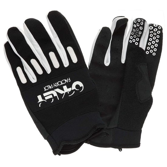 Oakley Factory Cycling Sports Black White Mens Gloves 94048 001