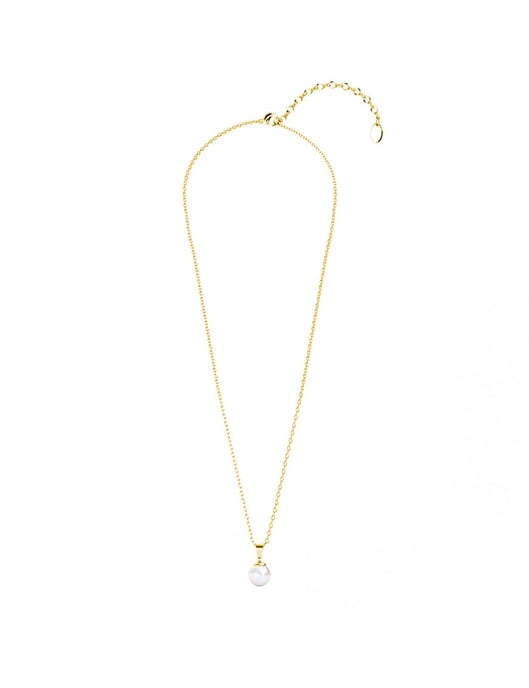 Volle Maan Parel Ketting en Hanger - Imitatie Parel - Image 6
