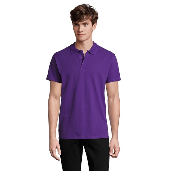 SOLS Heren Lente II Poloshirt (Donkerpaars) - Image 1