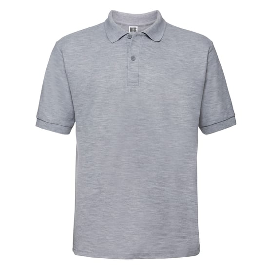 Russell Heren Polycotton Pique Poloshirt (Licht Oxford) - Image 1