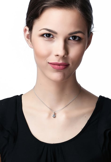 Orphelia Women's 925 Sterling Silver Chain with Pendant - Silver ZH-7011