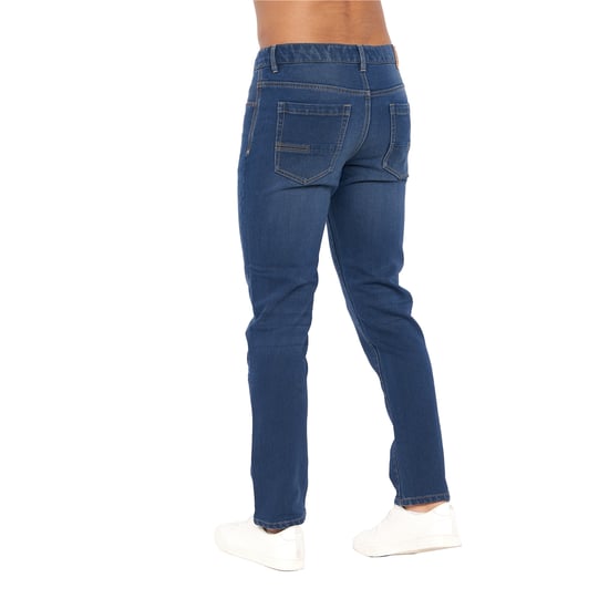 Crosshatch Heren Lampoons Slim Jeans (Stone Wash) - Image 4